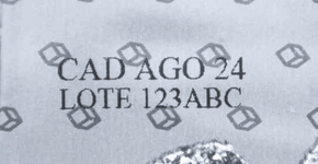 Jetstamp 1025 muestra de impresión de código qr, texto y logotipo